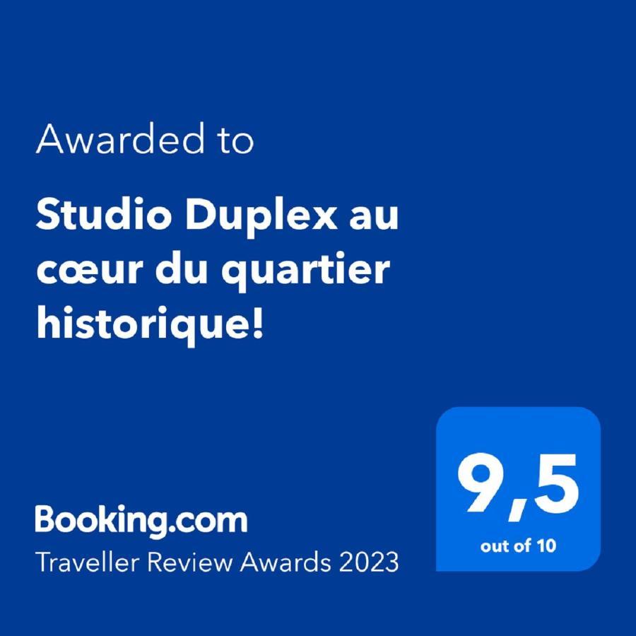Studio Duplex Au Coeur Du Quartier Historique!